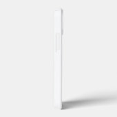 モノトーン シンプルなイニシャル モノグラム 白 Case-Mate iPhoneケース (裏面 / 右)