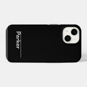 モノトーン シンプル デザイン iPhoneケース (裏面横)