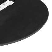 モノトーン シンプル モノグラム 名前イニシャル 白黒 カッティングボード (角)