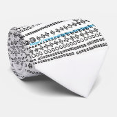 モノトーン"縁結曼荼羅" ネクタイ (ロール)