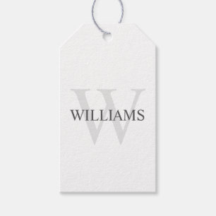 モノパーソナライズされたグラムと名前 ギフトタグ