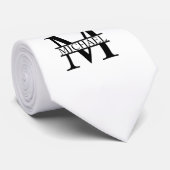 モノパーソナライズされたグラムと名前 ネクタイ (ロール)