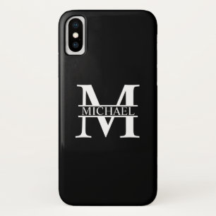 モノパーソナライズされたグラムと名前 iPhone X ケース