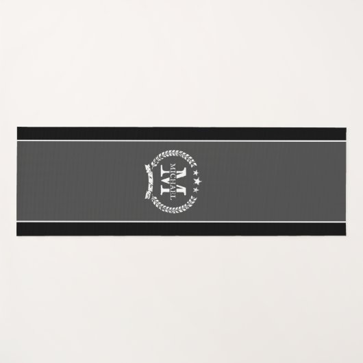 モノパーソナライズされたグラムヨガマット名男性へを ヨガマット (正面(横))