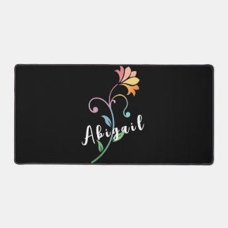 モノフラワーカラフルダマスク名 デスクマット