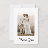 『モノモダングラム・ザンク・ユー・フォト・コラージュ』 サンキューカード (正面)