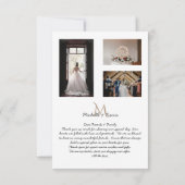 『モノモダングラム・ザンク・ユー・フォト・コラージュ』 サンキューカード (裏面)