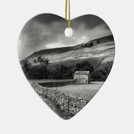 モノラルのヨークシャの谷 セラミックオーナメント (右)