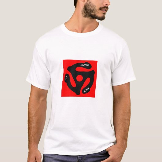モノラル45の挿入物のワイシャツの赤に戻る Tシャツ (正面)