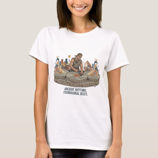 モノリシック・グルーヴ・ストーンカーバーDJ Tシャツ (正面)