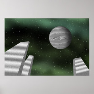 モノリスと巨大惑星 ポスター