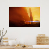 モノリスSFアートの探検家 ポスター (キッチン)