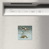 モノレイクでの鳥の反射 マグネット (インサイチュ (食洗機))