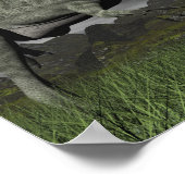 モノロフォサウルスの轟音 – 3D 描写 ポスター (角)