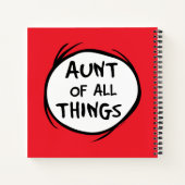 モノワン モノツー - あらゆるものの叔母 ノートブック (裏面)