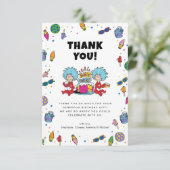 モノワン モノツー | 双子のコンフェッティ誕生日 サンキューカード (スタンド正面)