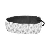 モノ白黒ライリーなピリーパターンのヘアバンド アスレチックヘッドバンド (右)