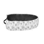 モノ白黒ライリーなピリーパターンのヘアバンド アスレチックヘッドバンド (左)