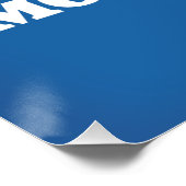 モノ郡カリフォルニア地図 ポスター (コーナー)