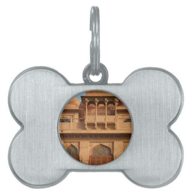 モハッタパレス博物館：象徴的なデザイン ペットネームタグ (正面)