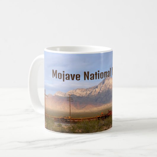 モハベ国立保存地域カリフォルニア コーヒーマグカップ (正面左)