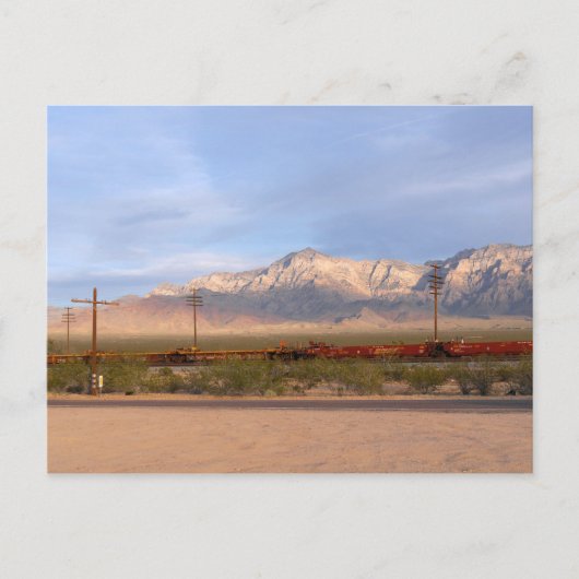 モハベ国立保存地域カリフォルニア ポストカード (正面)