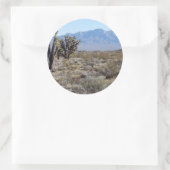 モハベ砂漠のシーン03 ラウンドシール (バッグ)