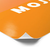 モハベ砂漠の米国の地図 ポスター (コーナー)