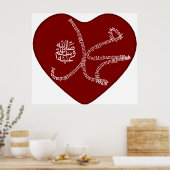 モハマド(saaw)の名前はラテン文字で構成されている。 ポスター (キッチン)