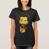 モハメド・サラー エジプトの王者のサッカー Tシャツ (正面)