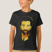 モハメド・サラー エジプトの王者のサッカー Tシャツ (正面)