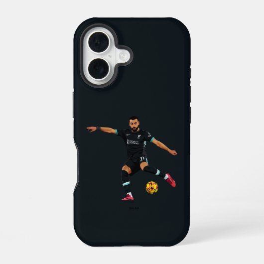 モハメド・サラー - リバプール iPhone 16ケース (裏面)