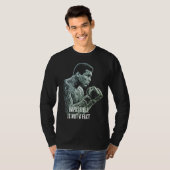 モハンマド・アリ - テキストを入力 Tシャツ (正面フル)