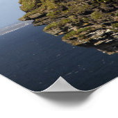 モハーとオブライエンの塔の風光明媚な崖 ポスター (角)