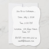 モハーの崖 招待状 (裏面)