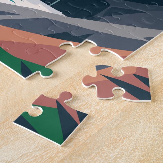 モハーアイルランドトラベルアートヴィンテージの崖 ジグソーパズル (側面)