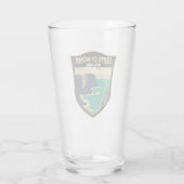 モハーアイルランドトラベルアートヴィンテージの崖 タンブラーグラス (裏面)