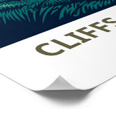 モハーアイルランドトラベルプリントの崖 ポスター (角)