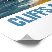 モハーイラストレーション旅行社の崖 ポスター (角)