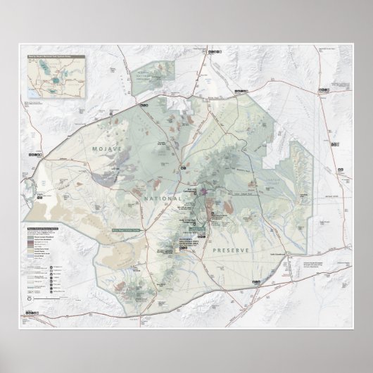 モハーベ国家保存 ポスター (正面)