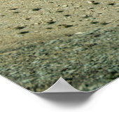 モハーベ砂漠の重なり合う山々 ポスター (角)