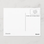 モハーベ砂漠を越える夜明け ポストカード (裏面)