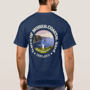 モハー海岸歩道の崖(rd) tシャツ