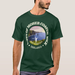 モハー海岸歩道の崖(rd) tシャツ