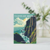 モハー・アイルランド沿岸の崖 ポストカード (スタンド正面)