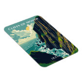 モハー・アイルランド沿岸の崖 マグネット (右側)