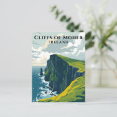 モハー・アイルランド・アイルランド旅行の崖 ポストカード (スタンド正面)