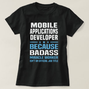 モバイルアプリケーション開発者 Tシャツ
