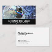 モバイルアプリロゴ | 暗号通貨 名刺 (正面/裏面)