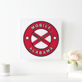 モバイルアラバマ スクエア壁時計 (ホーム)